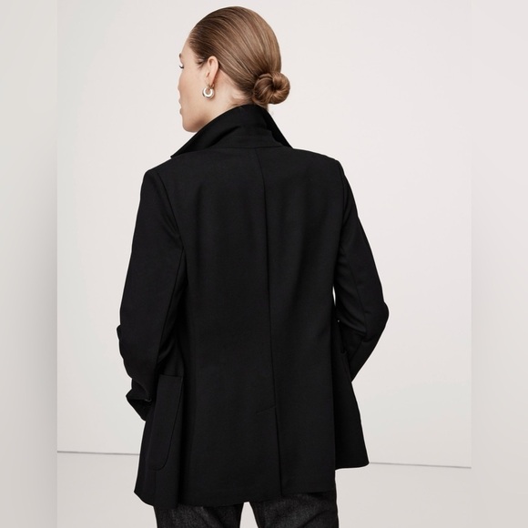 NWT! Banana Republic Black Everywhere Ponte Blazer 💫 - Picture 2 of 6